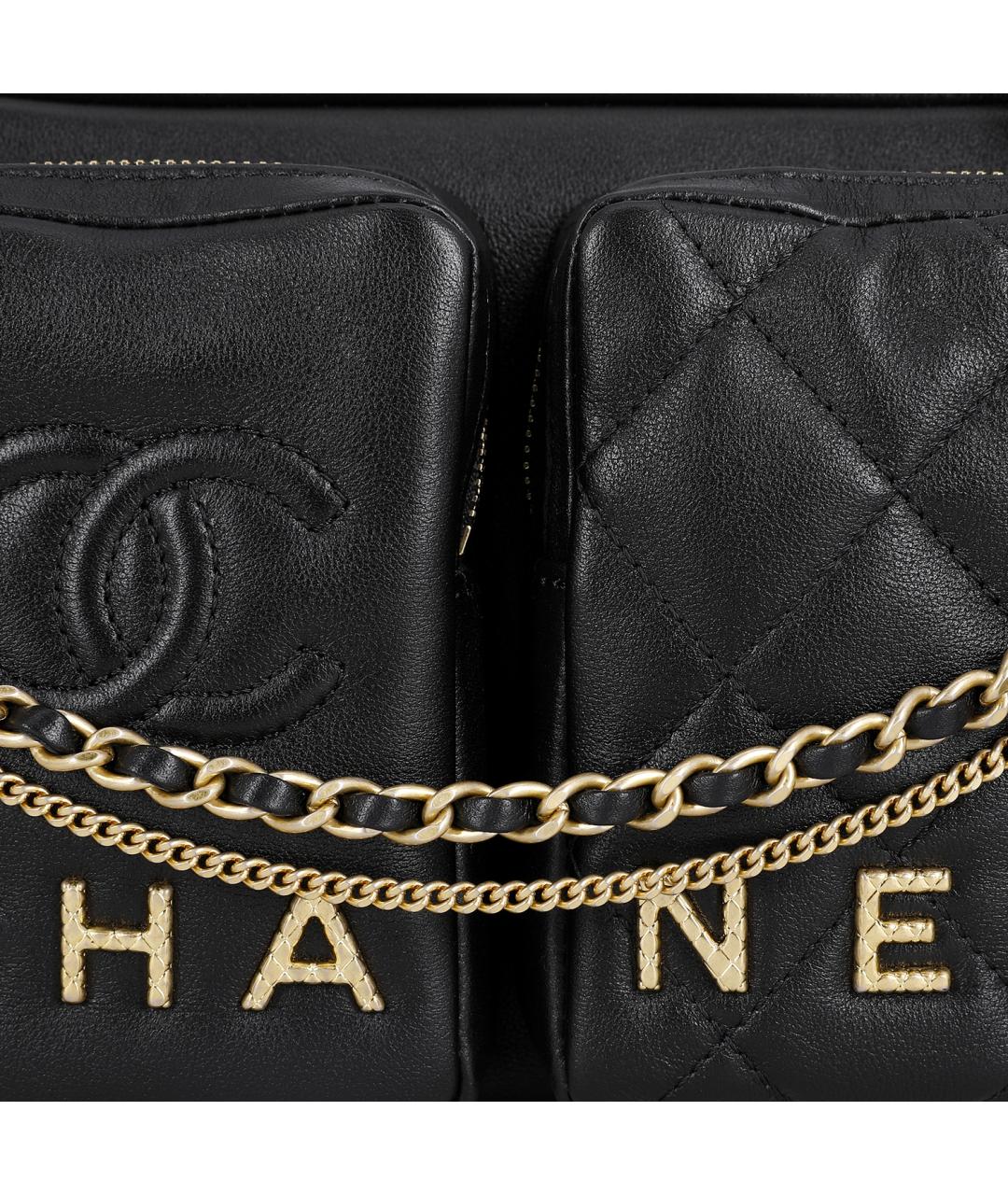 CHANEL Черная сумка через плечо, фото 5