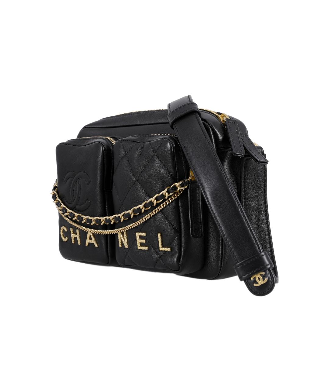 CHANEL Черная сумка через плечо, фото 2