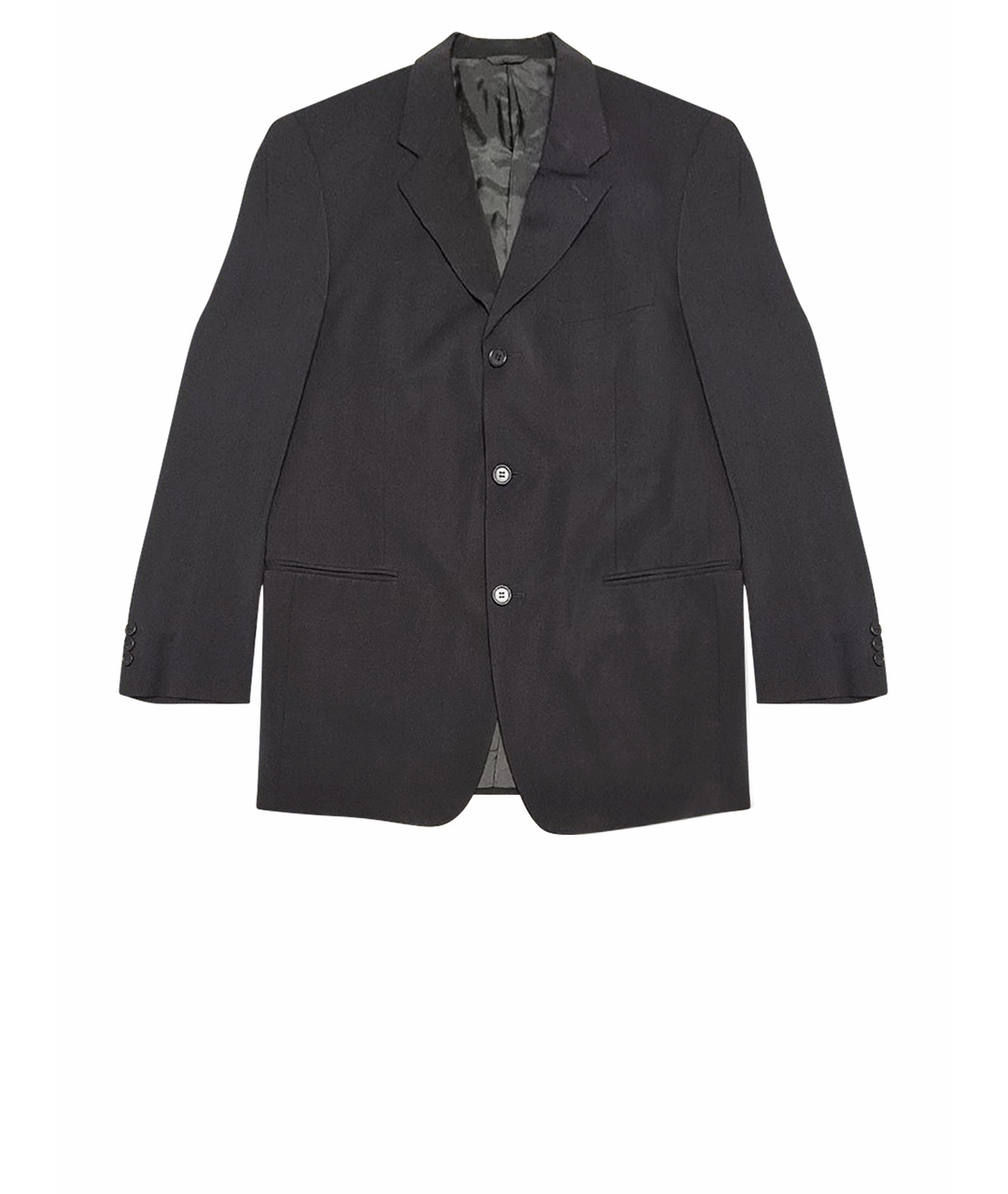 CERRUTI 1881 Черный шерстяной пиджак, фото 1