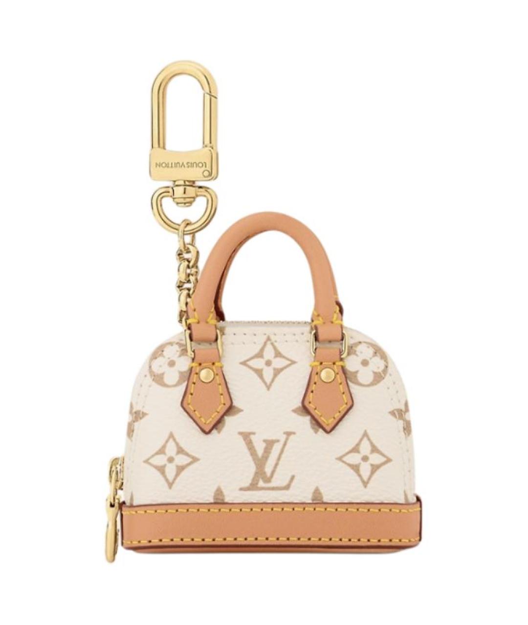 LOUIS VUITTON Бежевый брелок, фото 1