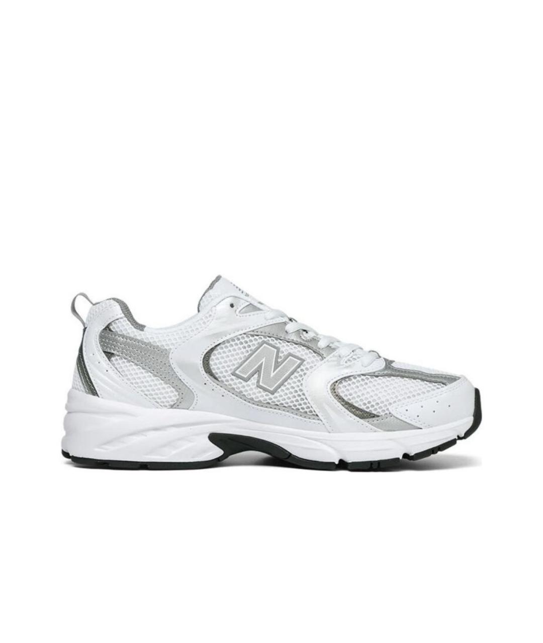 NEW BALANCE Серебряные неопреновые кроссовки, фото 2