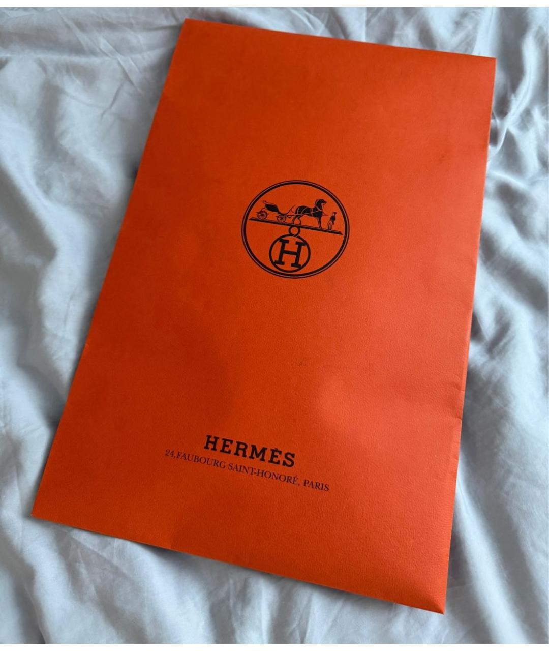 HERMES Белая хлопковая футболка, фото 5