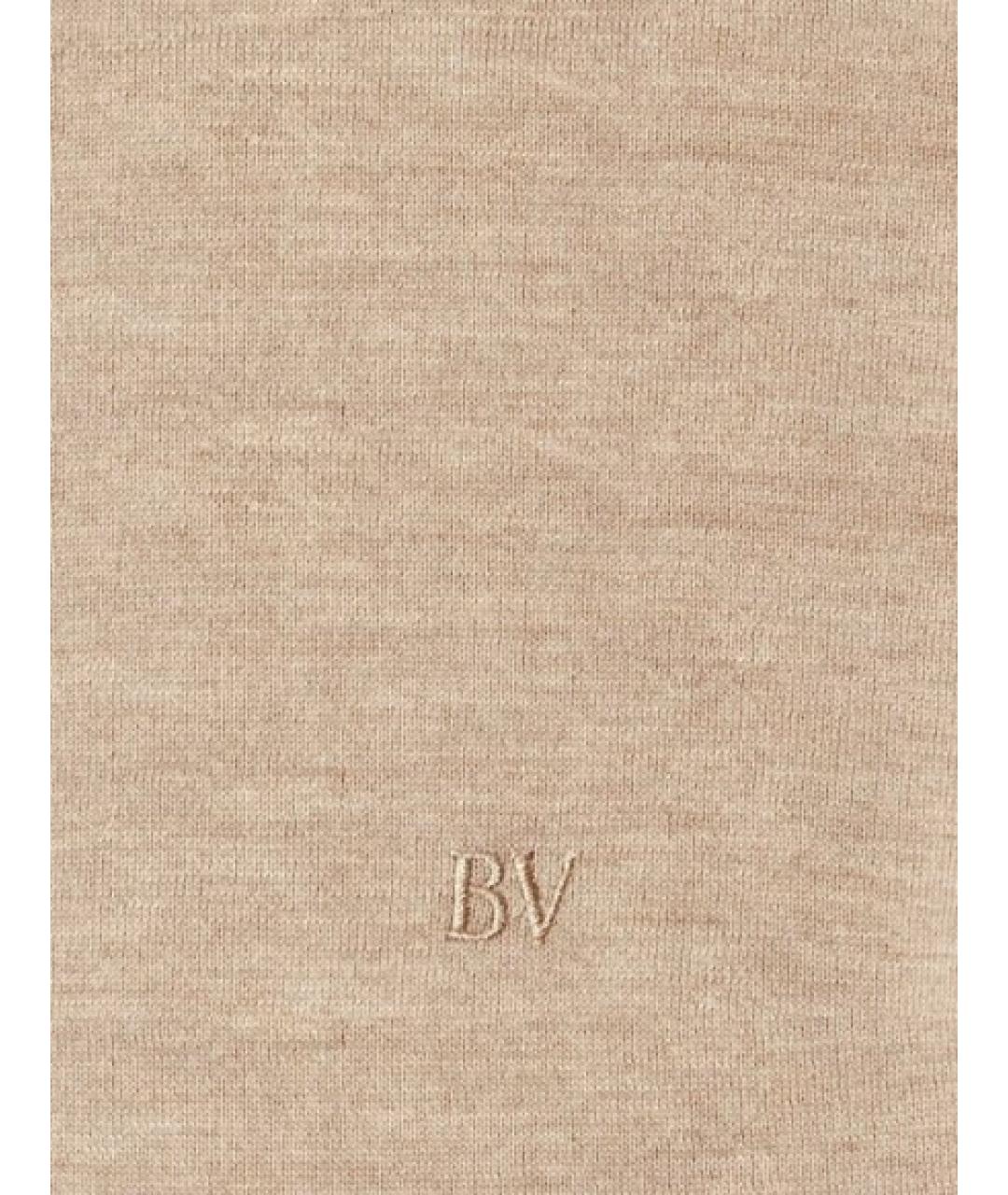 BOTTEGA VENETA Бежевый кашемировый джемпер / свитер, фото 3