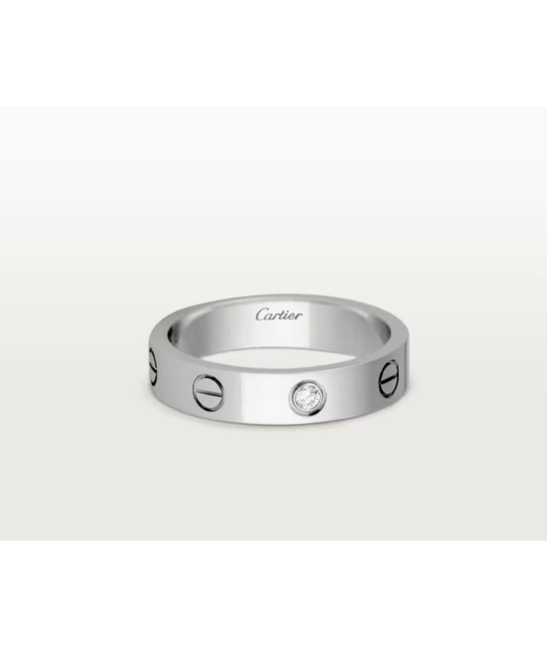 CARTIER Белое кольцо из белого золота, фото 9