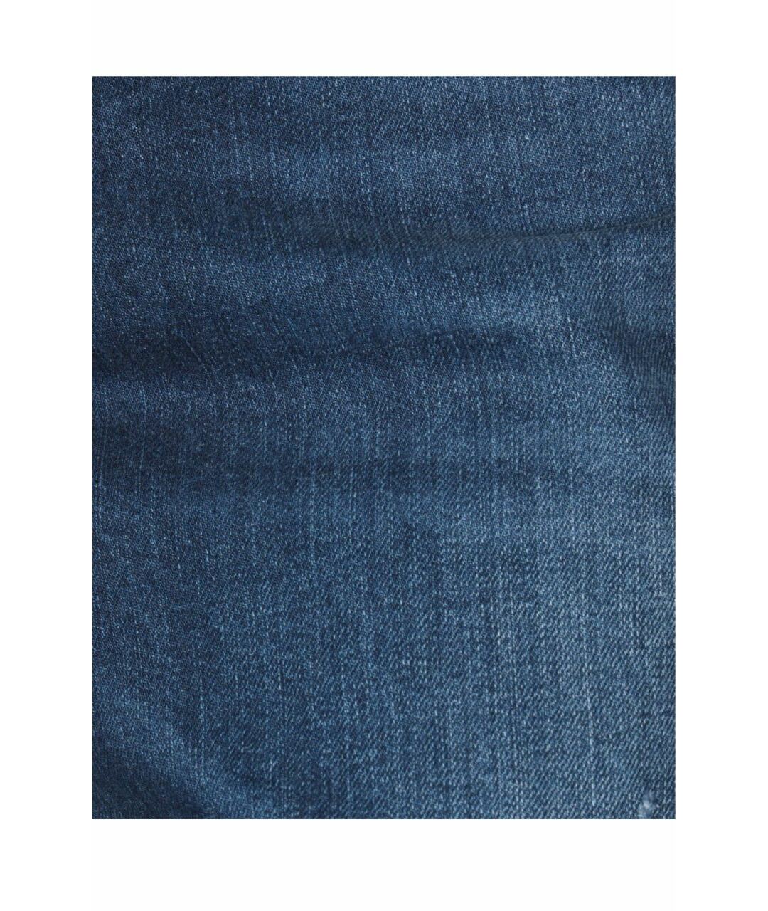 PINKO Синие хлопко-эластановые прямые джинсы, фото 4