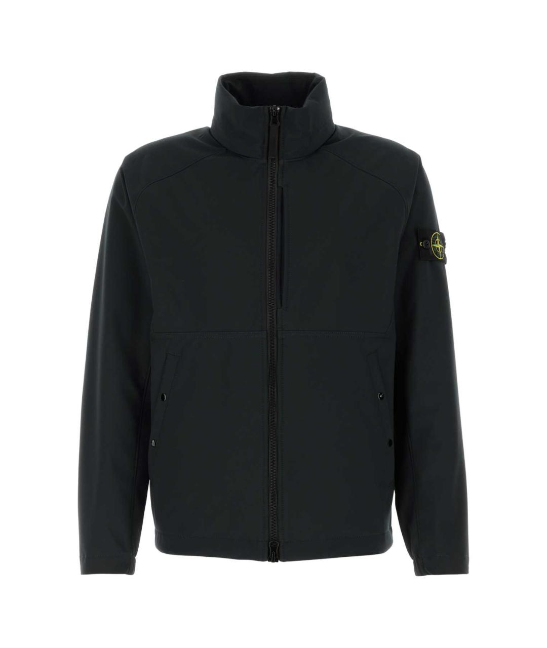 STONE ISLAND Черная полиамидовая куртка, фото 1