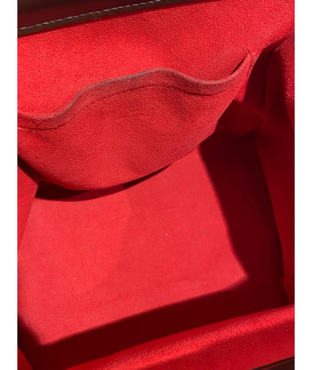 LOUIS VUITTON Коричневая сумка с короткими ручками, фото 5