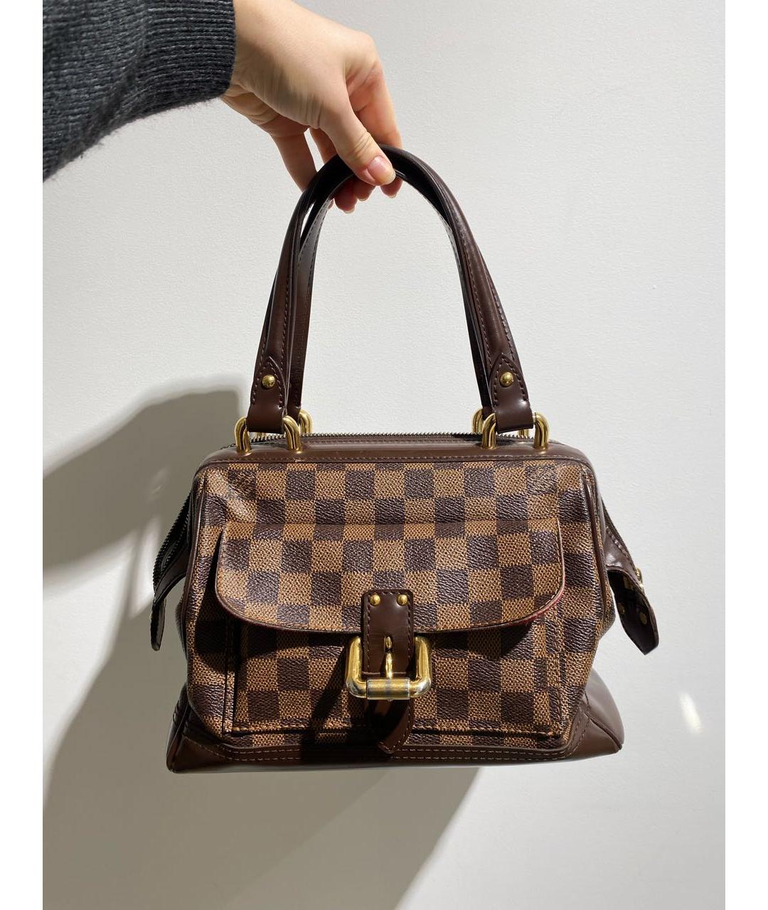 LOUIS VUITTON Коричневая сумка с короткими ручками, фото 8