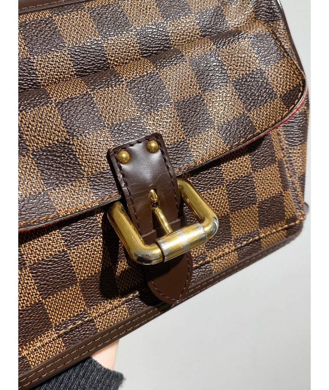 LOUIS VUITTON Коричневая сумка с короткими ручками, фото 2