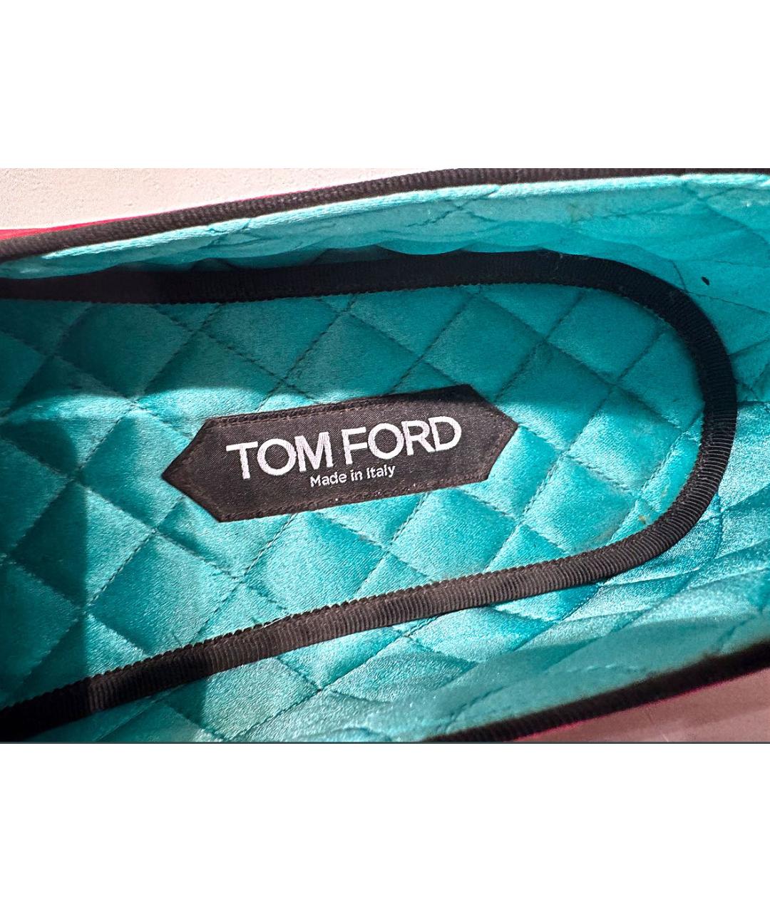 TOM FORD Красные лоферы, фото 6