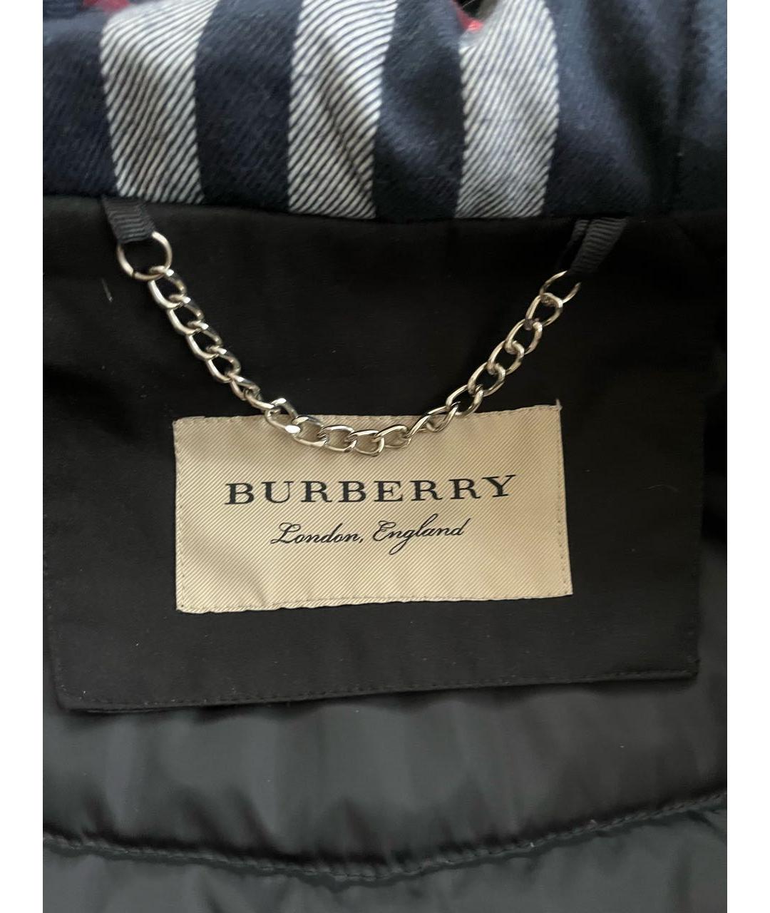 BURBERRY Черный пуховик, фото 3