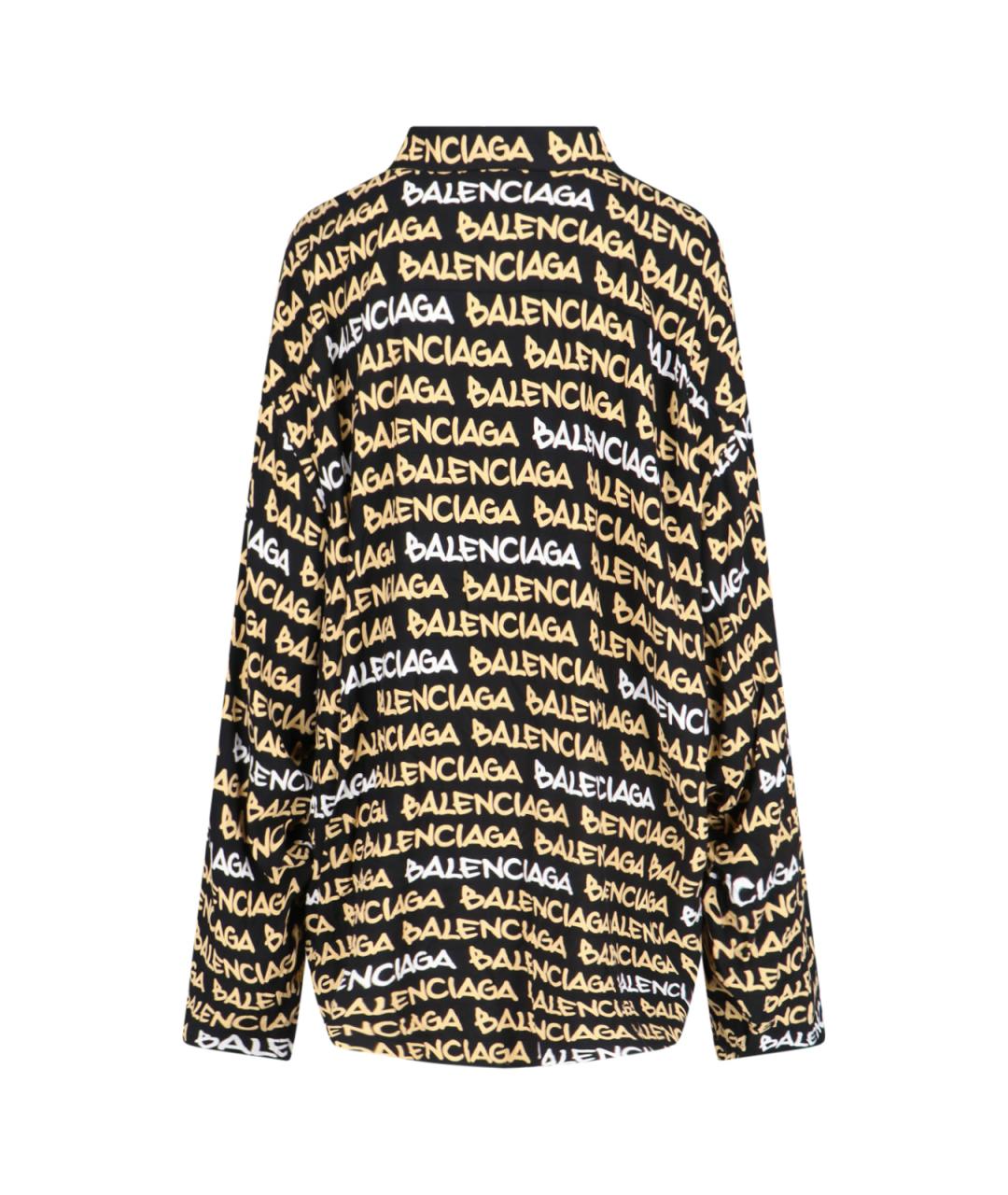 BALENCIAGA Черная кэжуал рубашка, фото 2