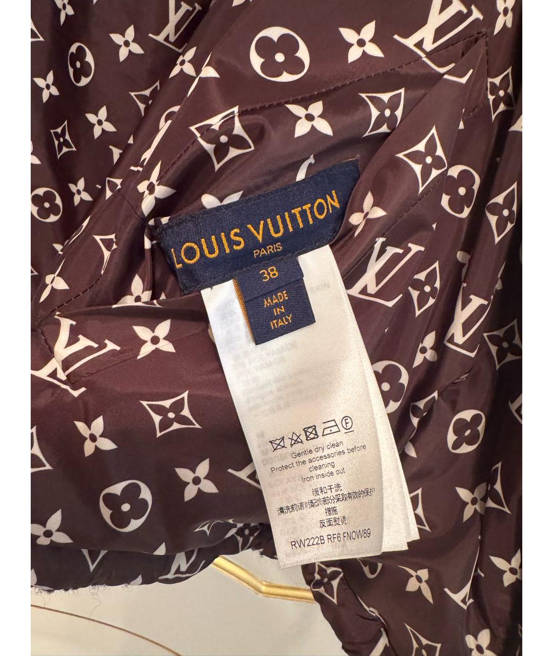 LOUIS VUITTON Черная шерстяная куртка, фото 4