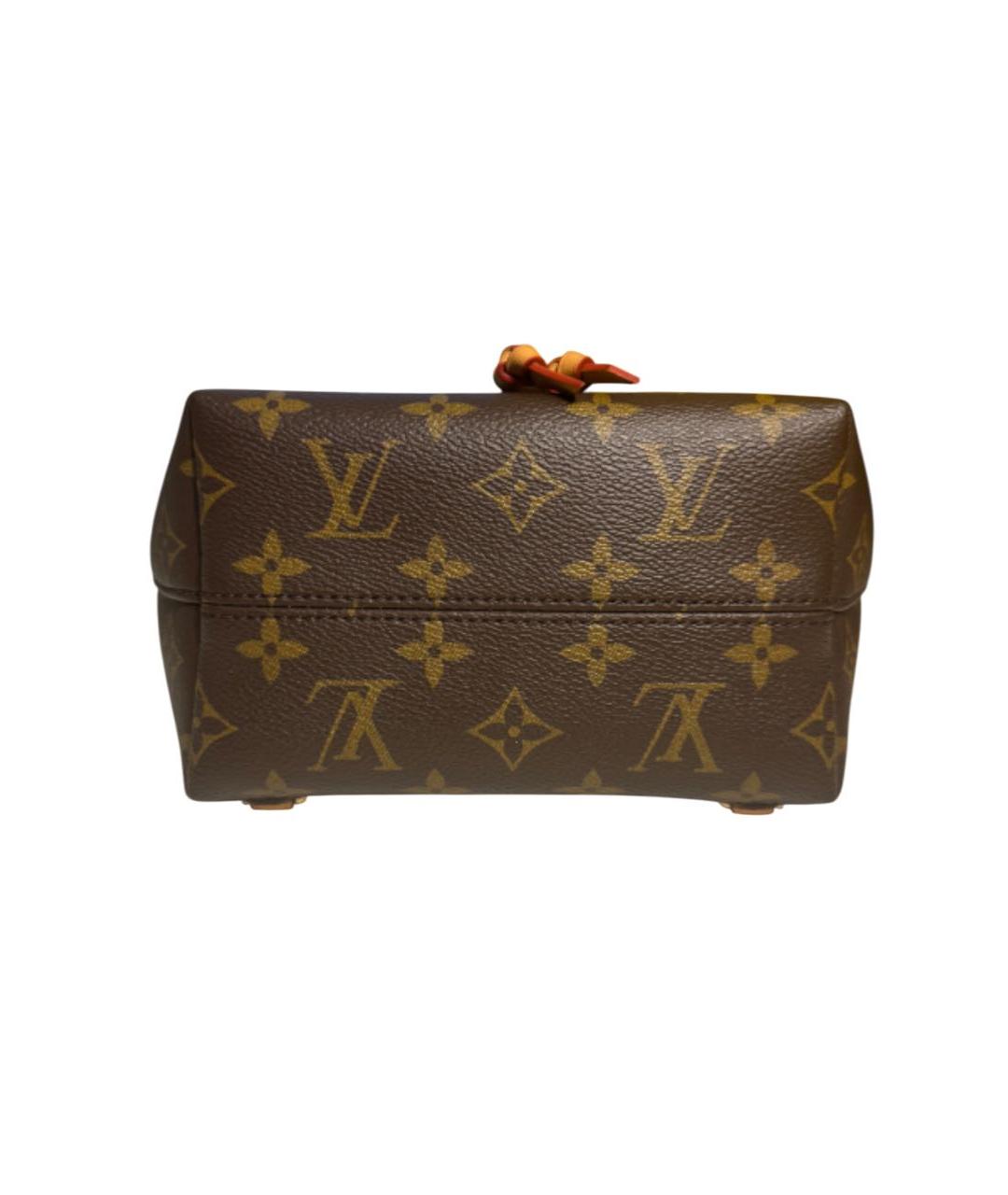 LOUIS VUITTON Коричневый кожаный рюкзак, фото 6