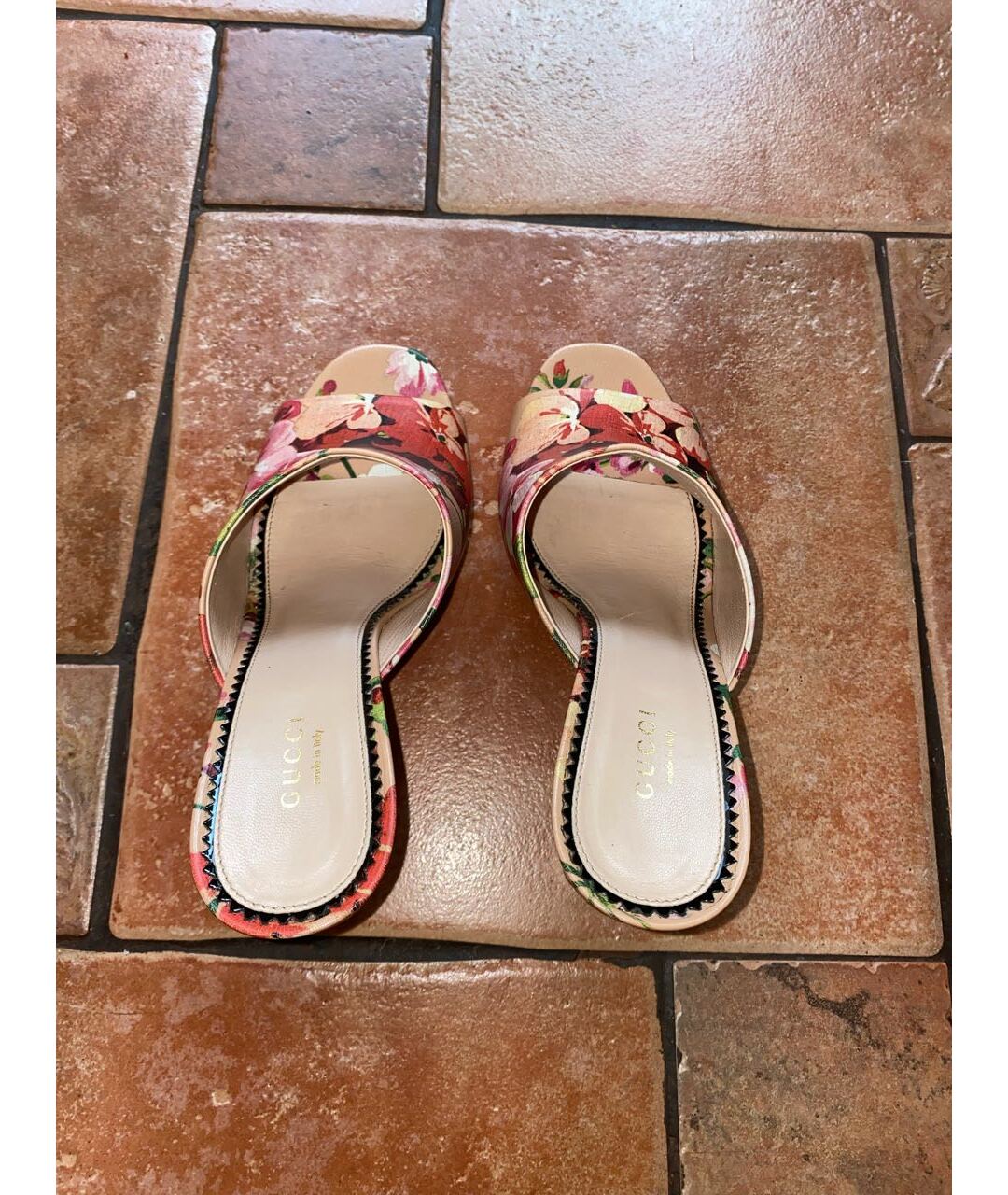 GUCCI Кожаные босоножки, фото 3