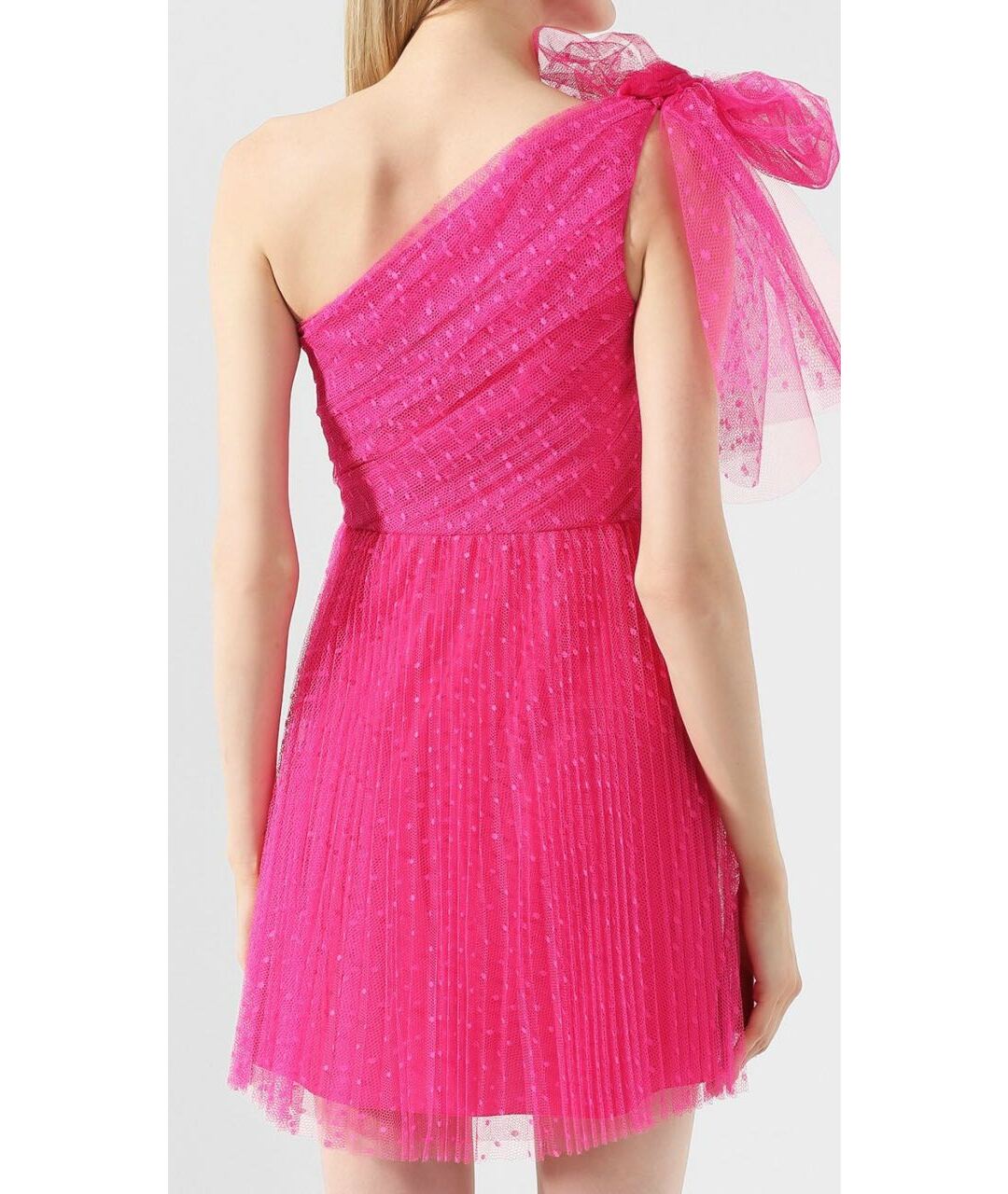 RED VALENTINO Розовое полиэстеровое вечернее платье, фото 3