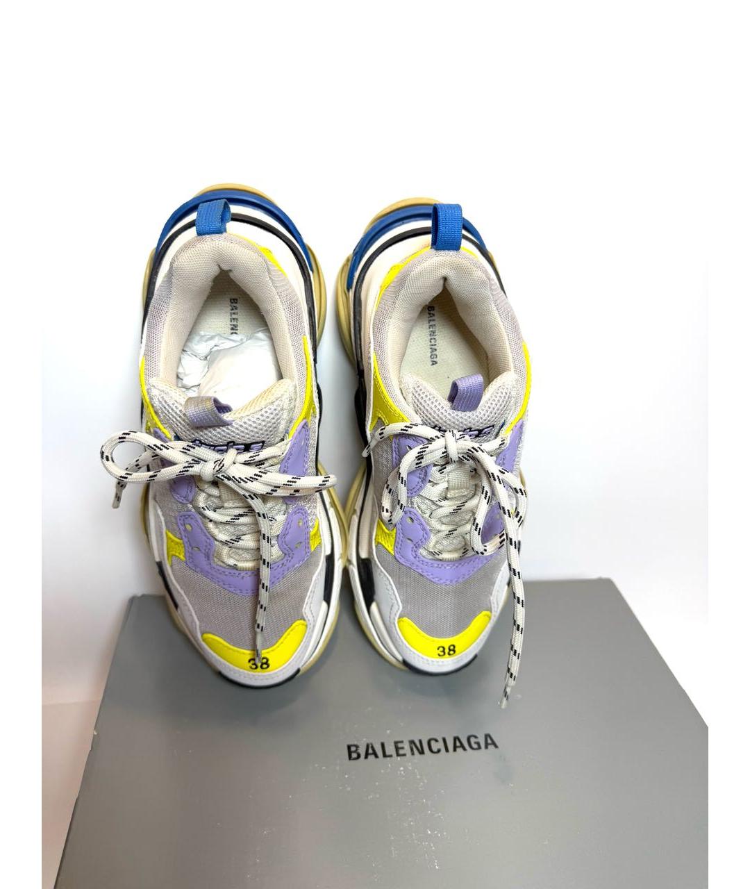 BALENCIAGA Кожаные кроссовки, фото 3