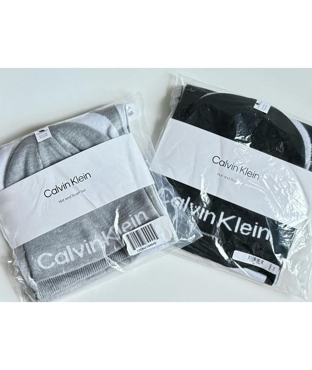 CALVIN KLEIN Серая шапка, фото 3