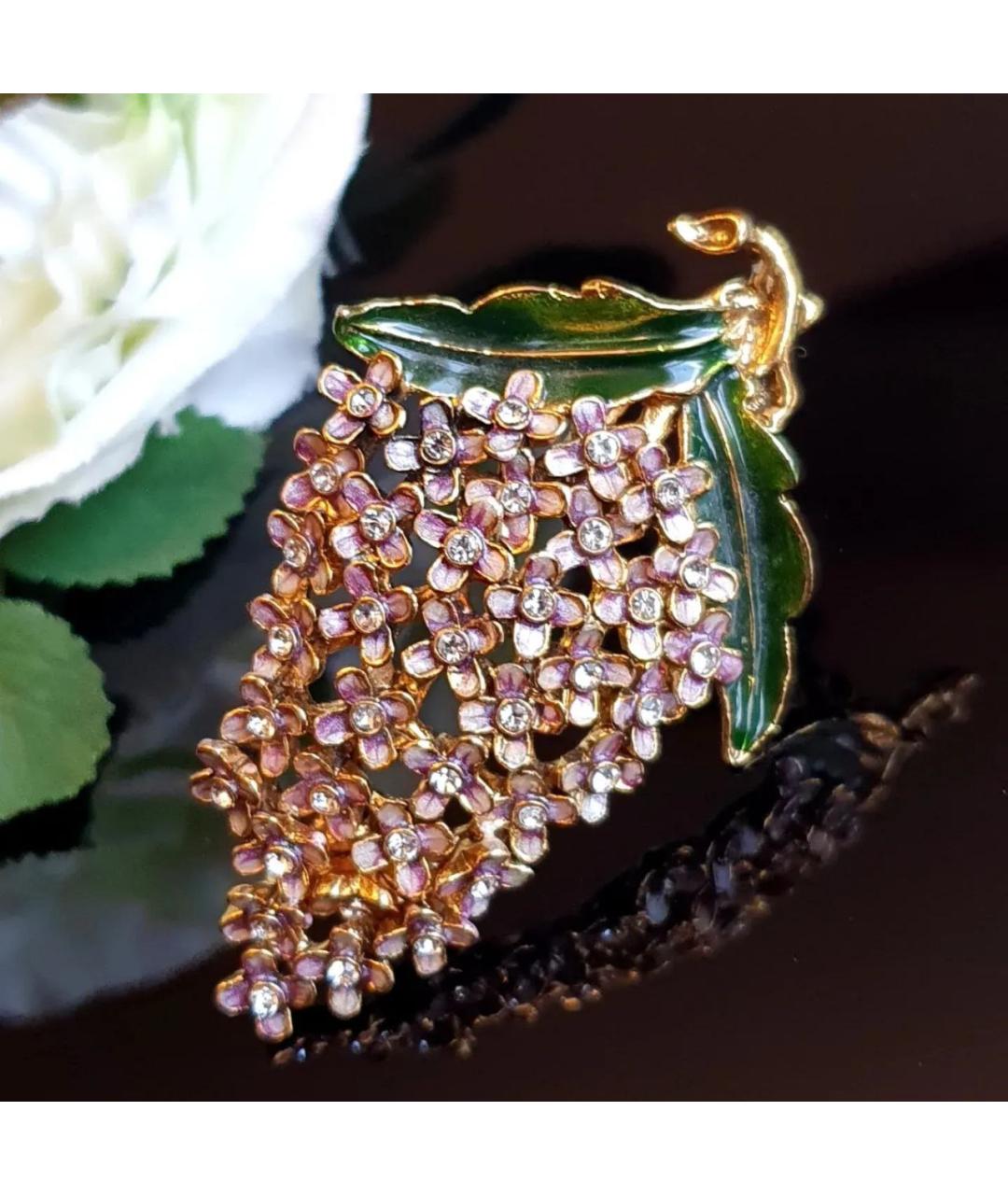 MONET Золотая металлическая булавка / брошь, фото 6