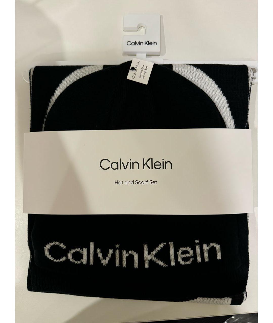 CALVIN KLEIN Черная шапка, фото 2