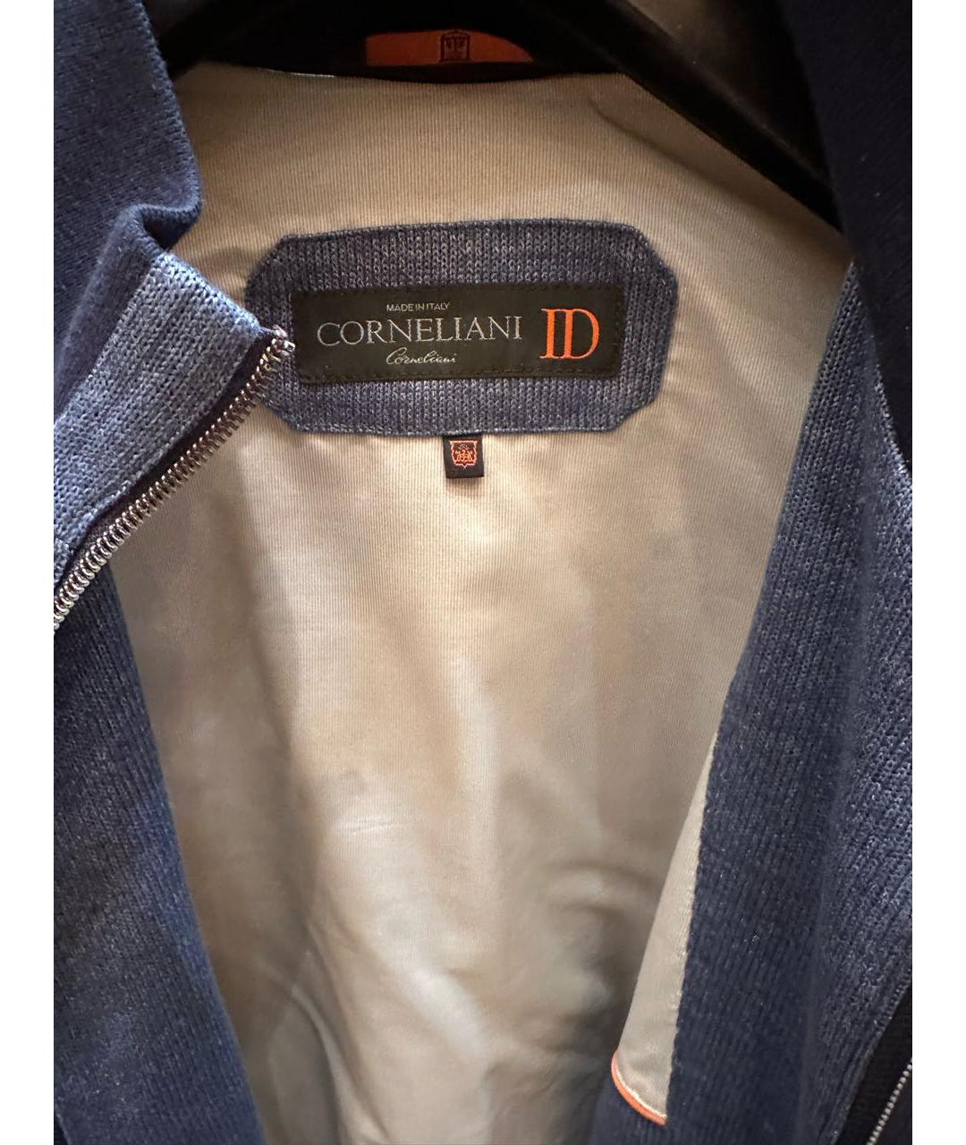 CORNELIANI Синяя льняная куртка, фото 3