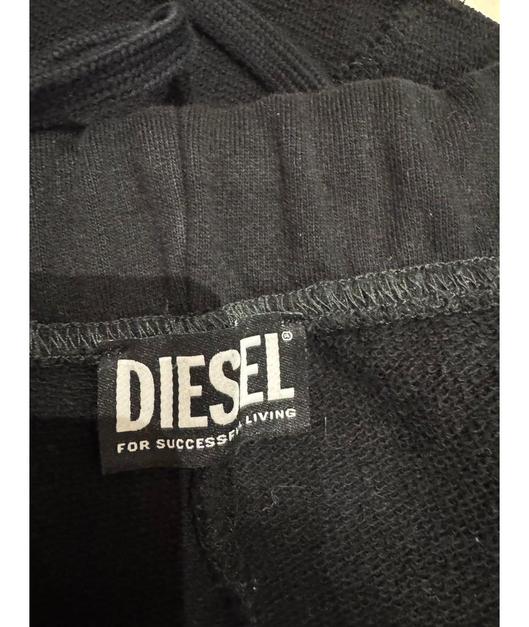 DIESEL Черный хлопковый спортивный костюм, фото 4