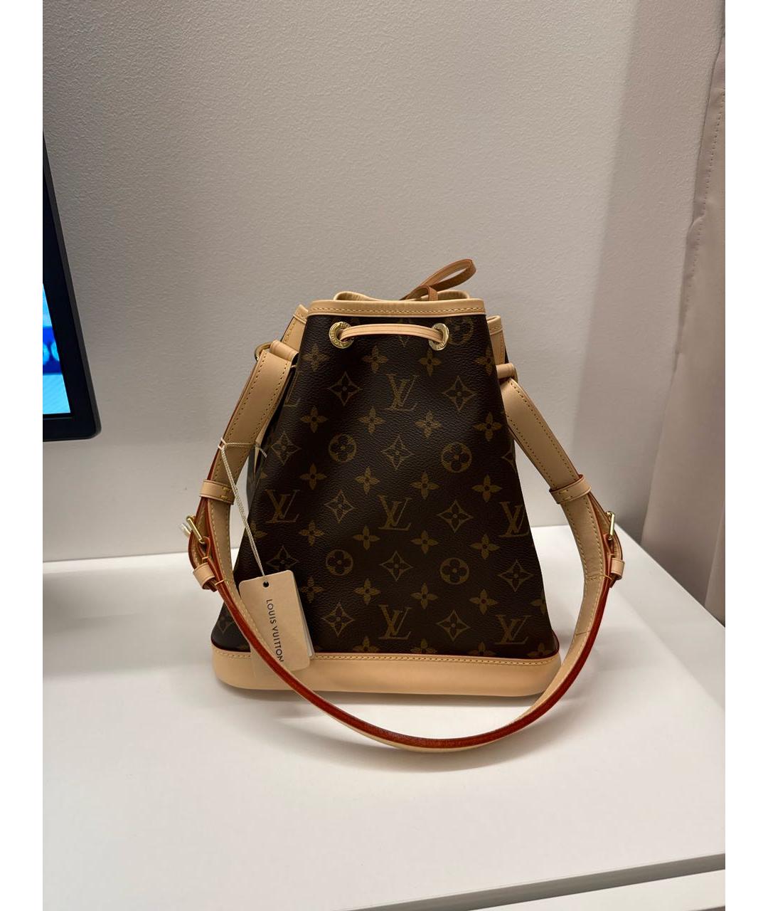 LOUIS VUITTON Коричневая сумка тоут, фото 3