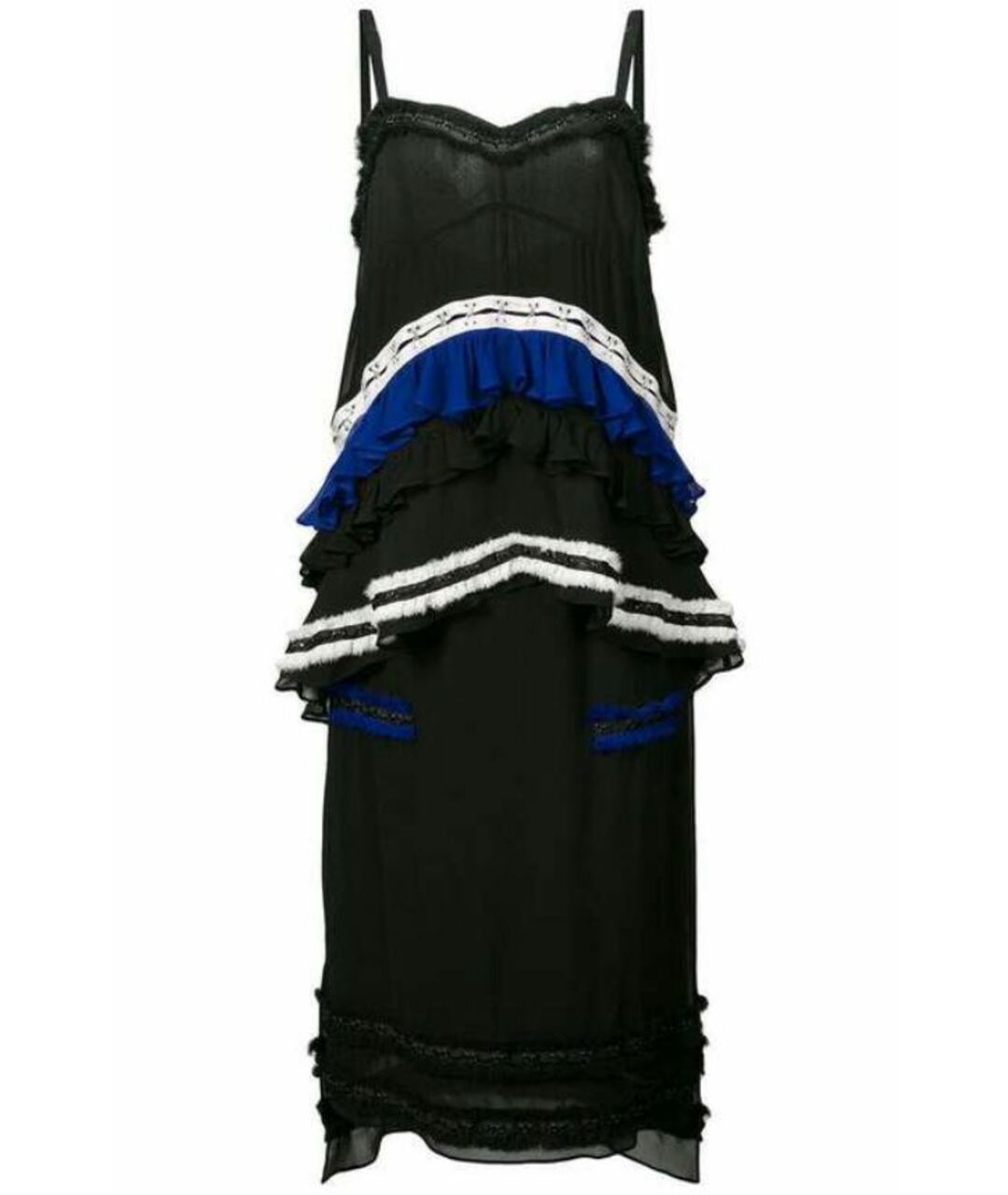 PROENZA SCHOULER Черное шелковое повседневное платье, фото 1