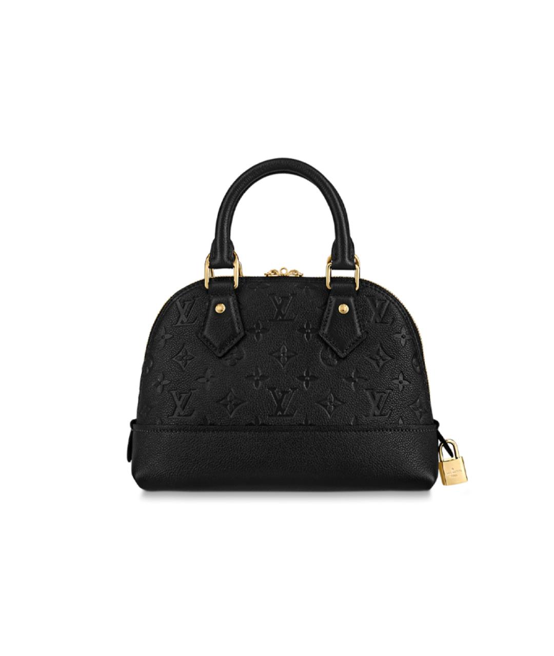 LOUIS VUITTON Черная кожаная сумка через плечо, фото 1