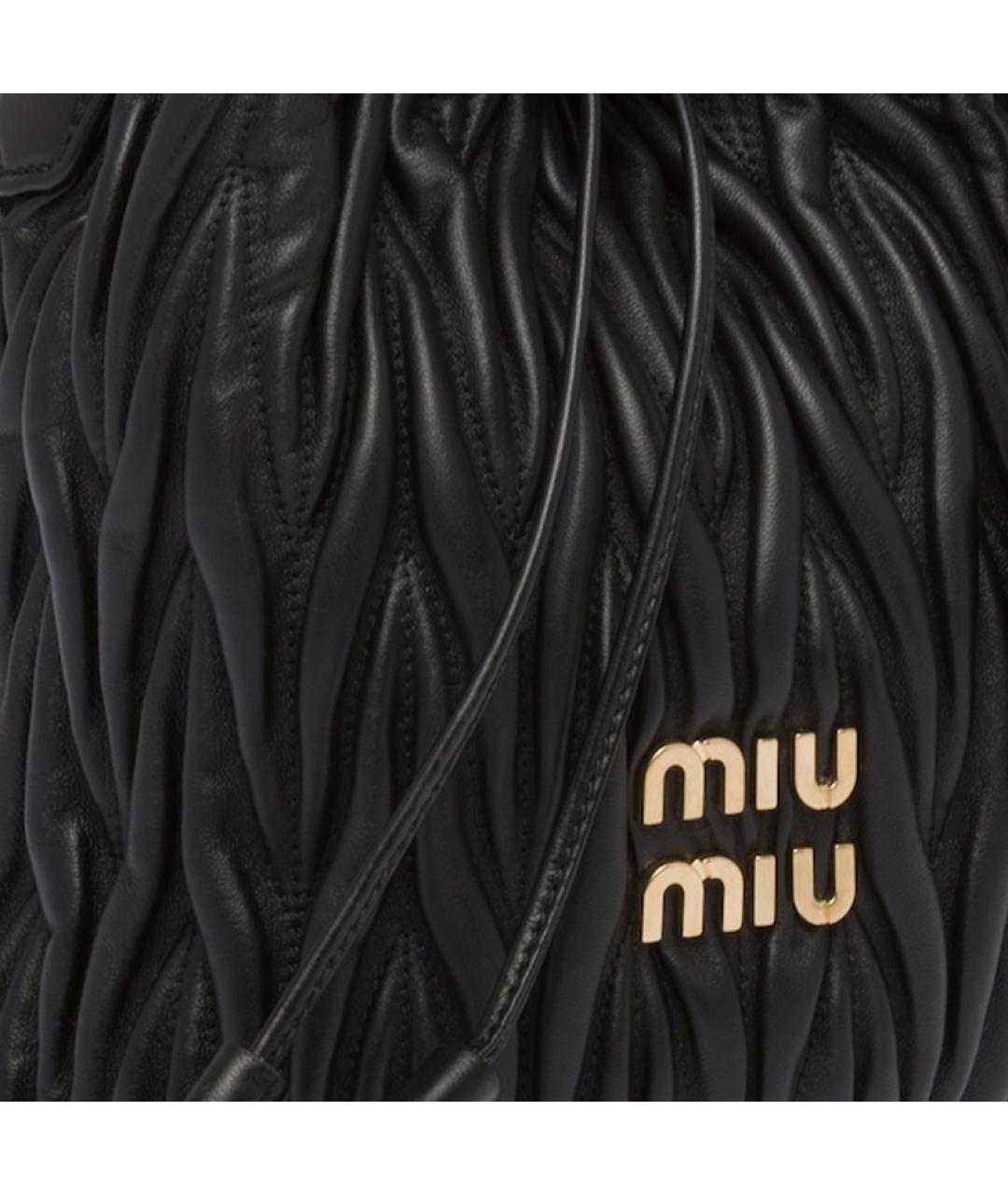 MIU MIU Черная сумка через плечо, фото 4