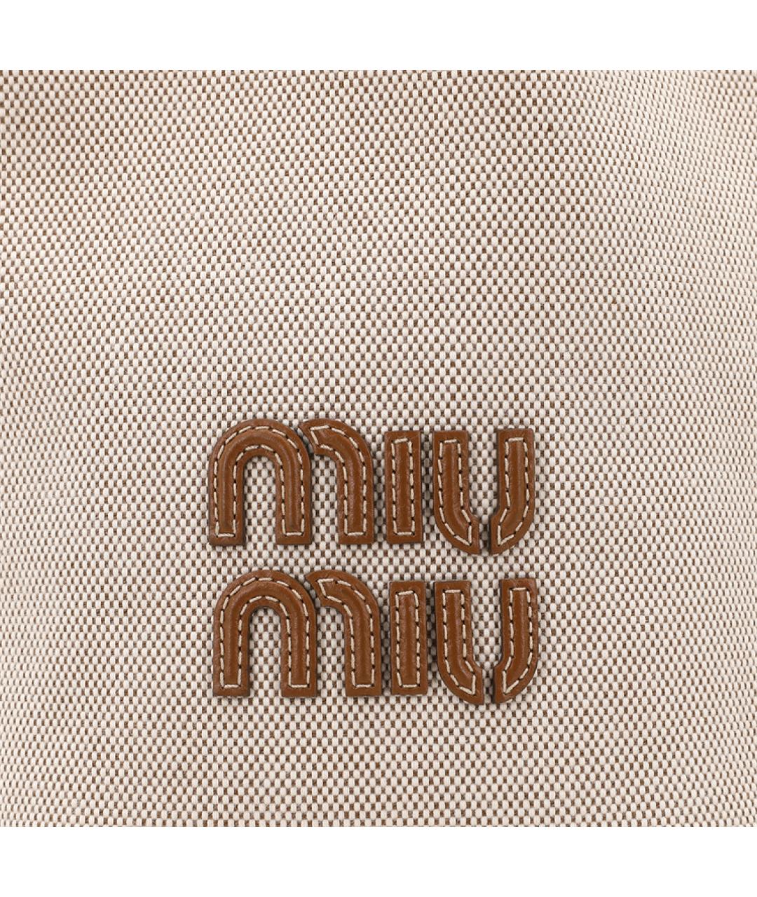 MIU MIU Бежевая сумка через плечо, фото 9