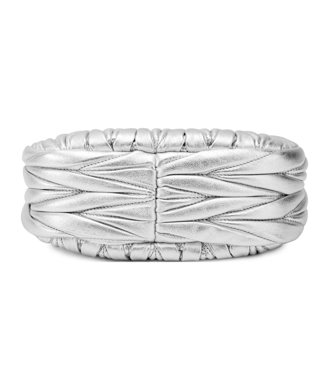 MIU MIU Серебряная сумка через плечо, фото 4