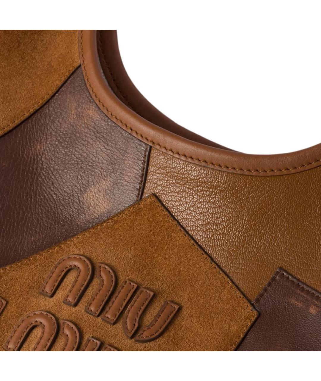 MIU MIU Коричневая сумка через плечо, фото 5