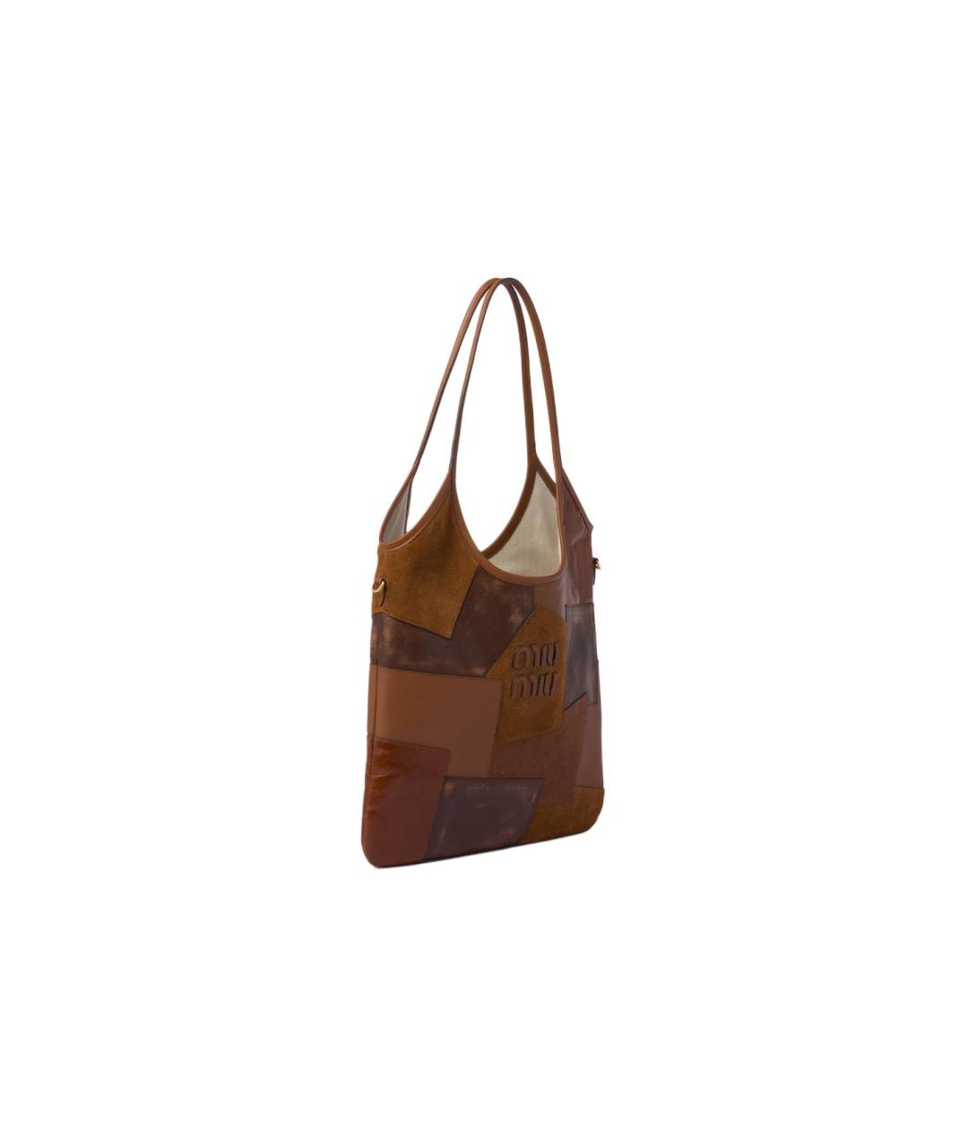 MIU MIU Коричневая сумка через плечо, фото 2