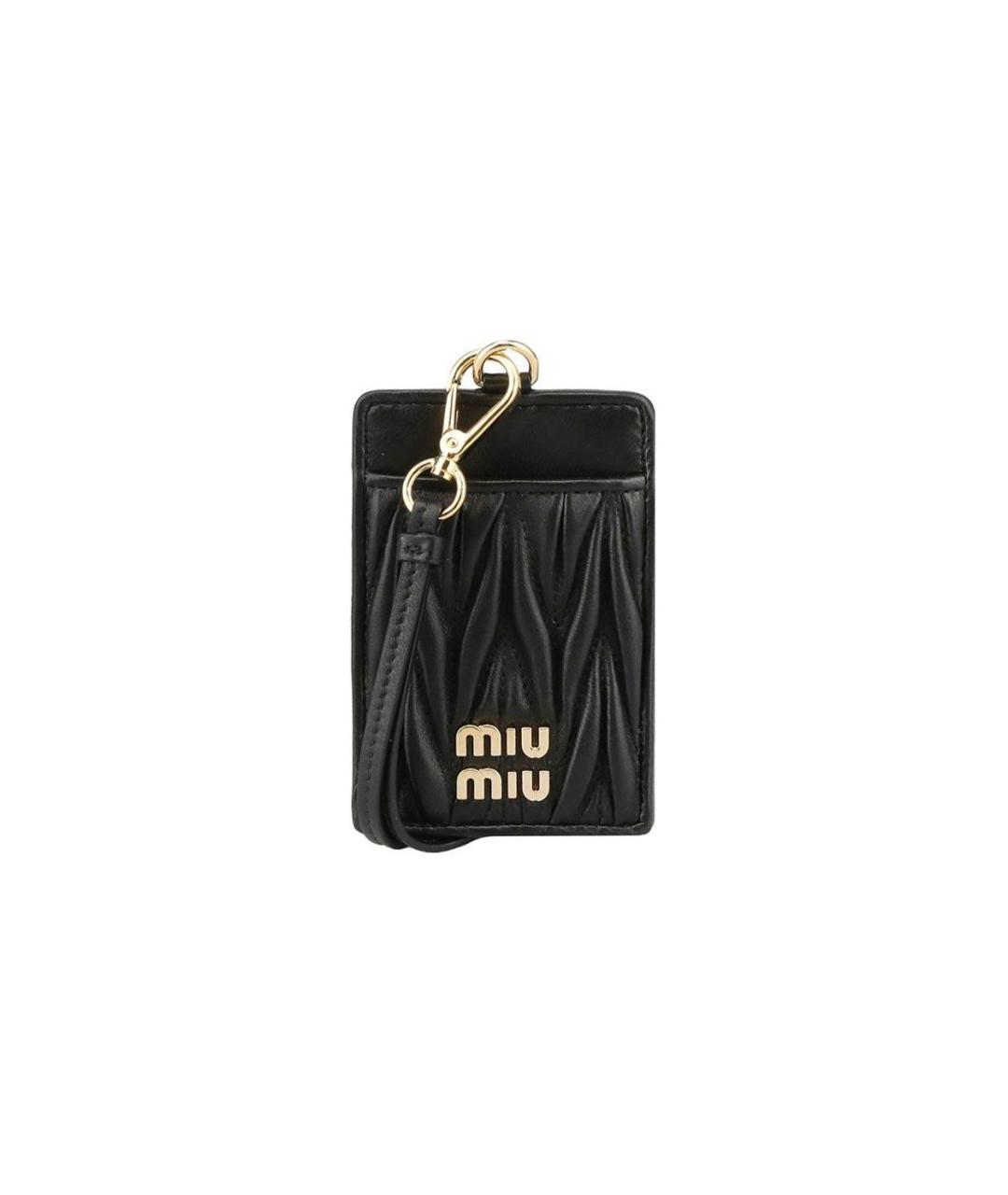 MIU MIU Черный кардхолдер, фото 1