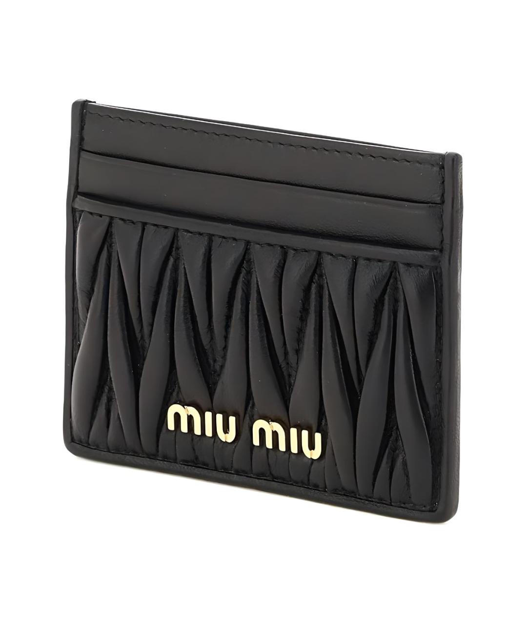 MIU MIU Черный кардхолдер, фото 3