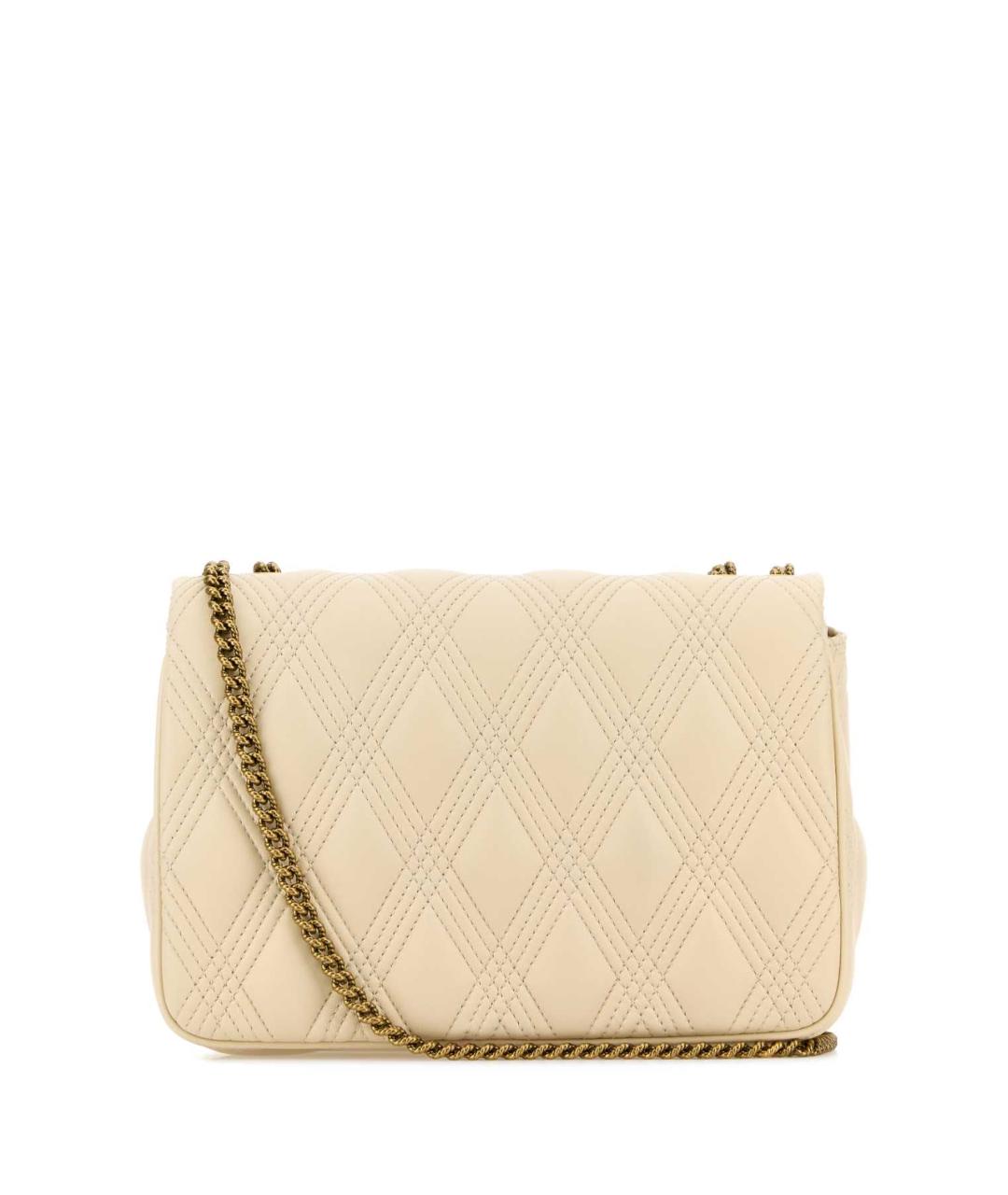 VALENTINO Бежевая кожаная сумка через плечо, фото 3