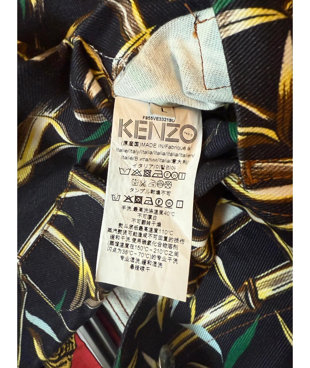 KENZO Мульти кэжуал рубашка, фото 3