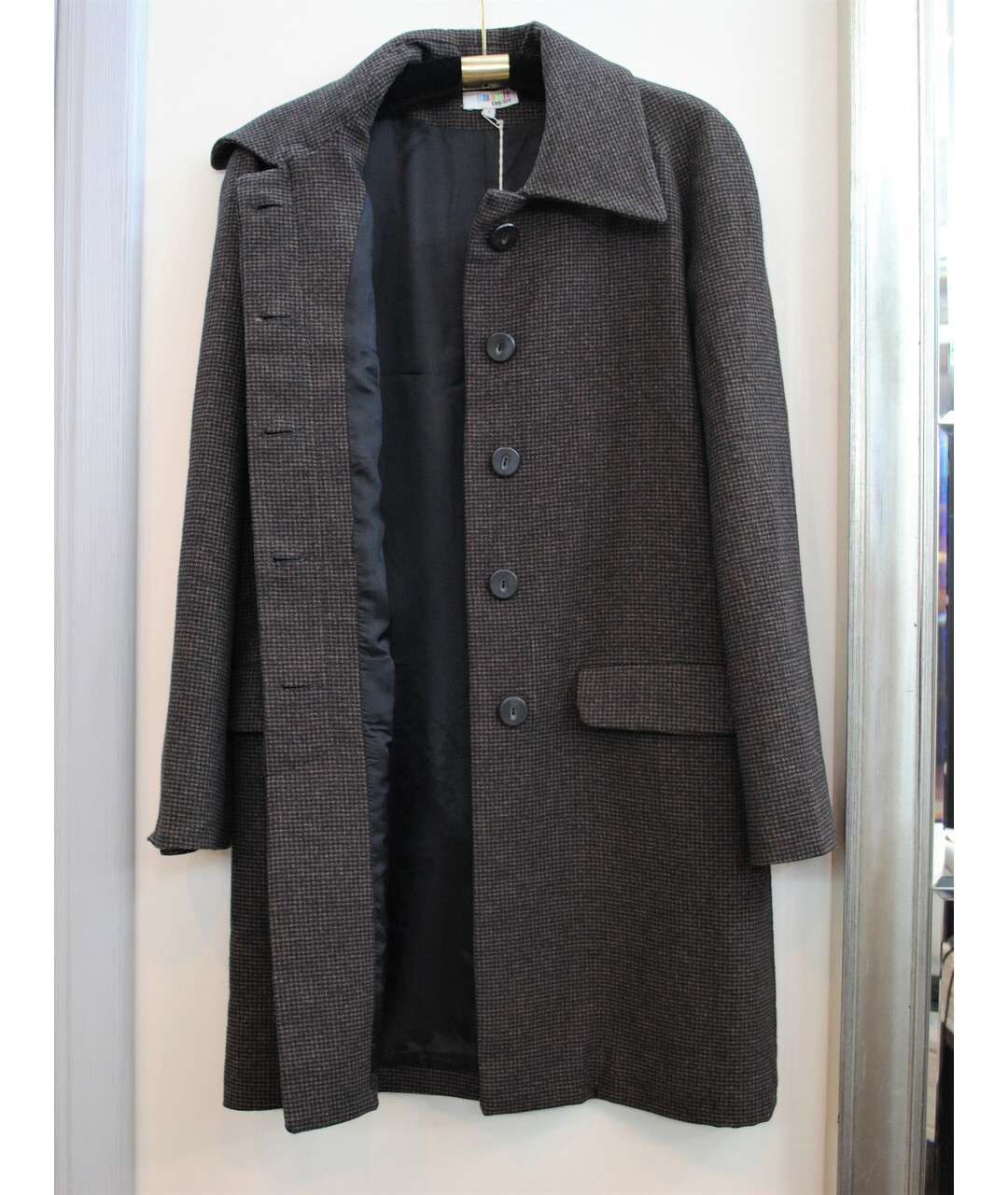 BA&SH Коричневое шерстяное пальто, фото 6