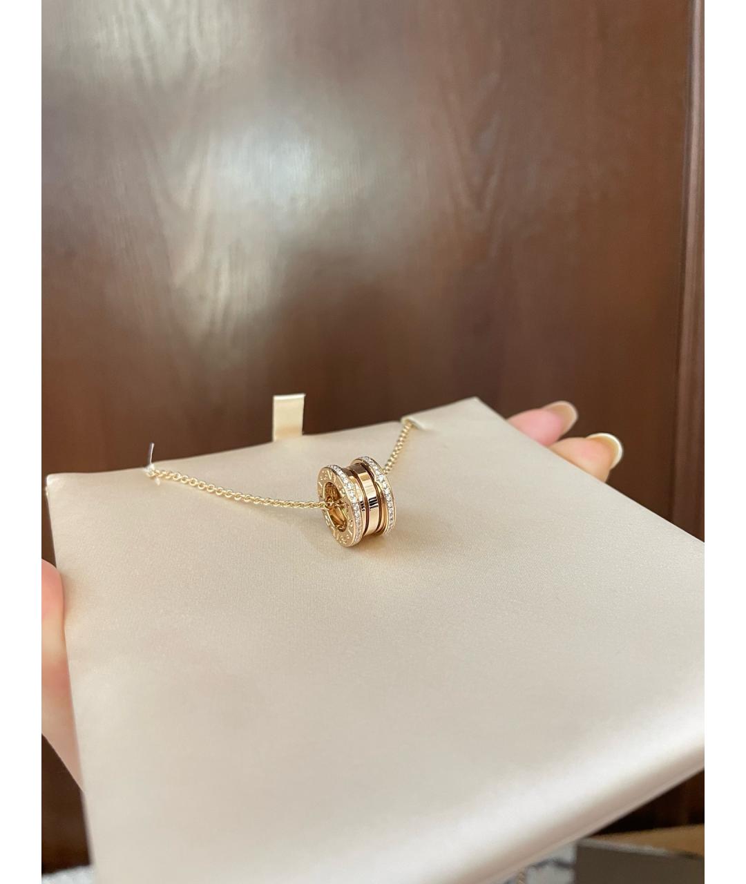BVLGARI Розовое колье из розового золота, фото 7