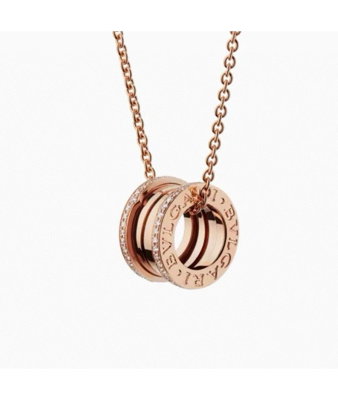 BVLGARI Розовое колье из розового золота, фото 9