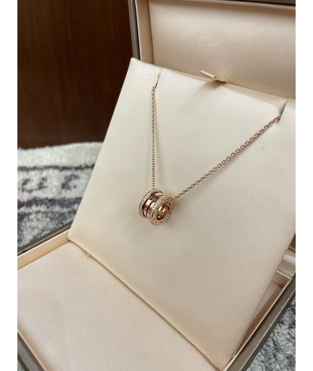 BVLGARI Розовое колье из розового золота, фото 3