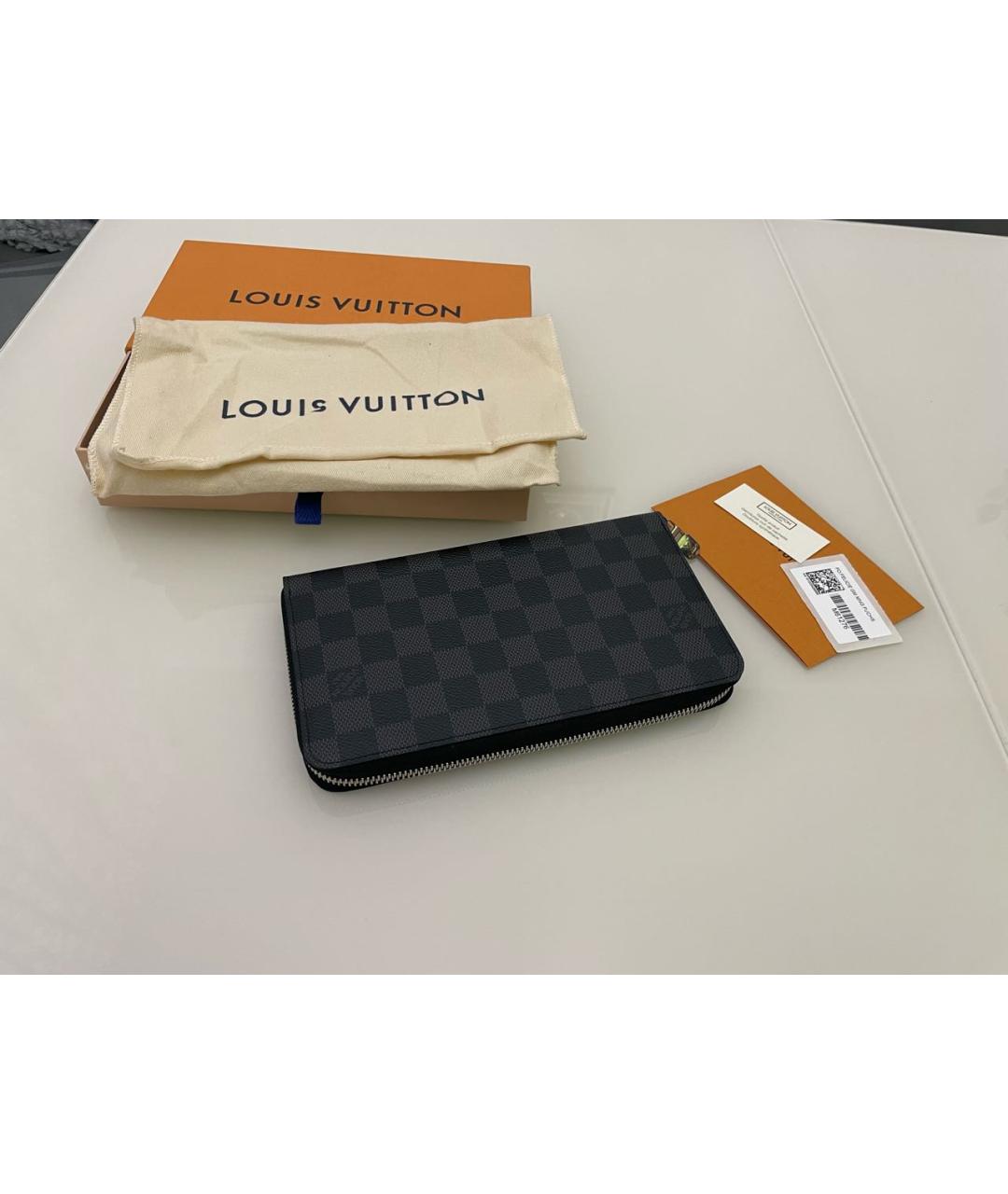 LOUIS VUITTON Черный кошелек, фото 2