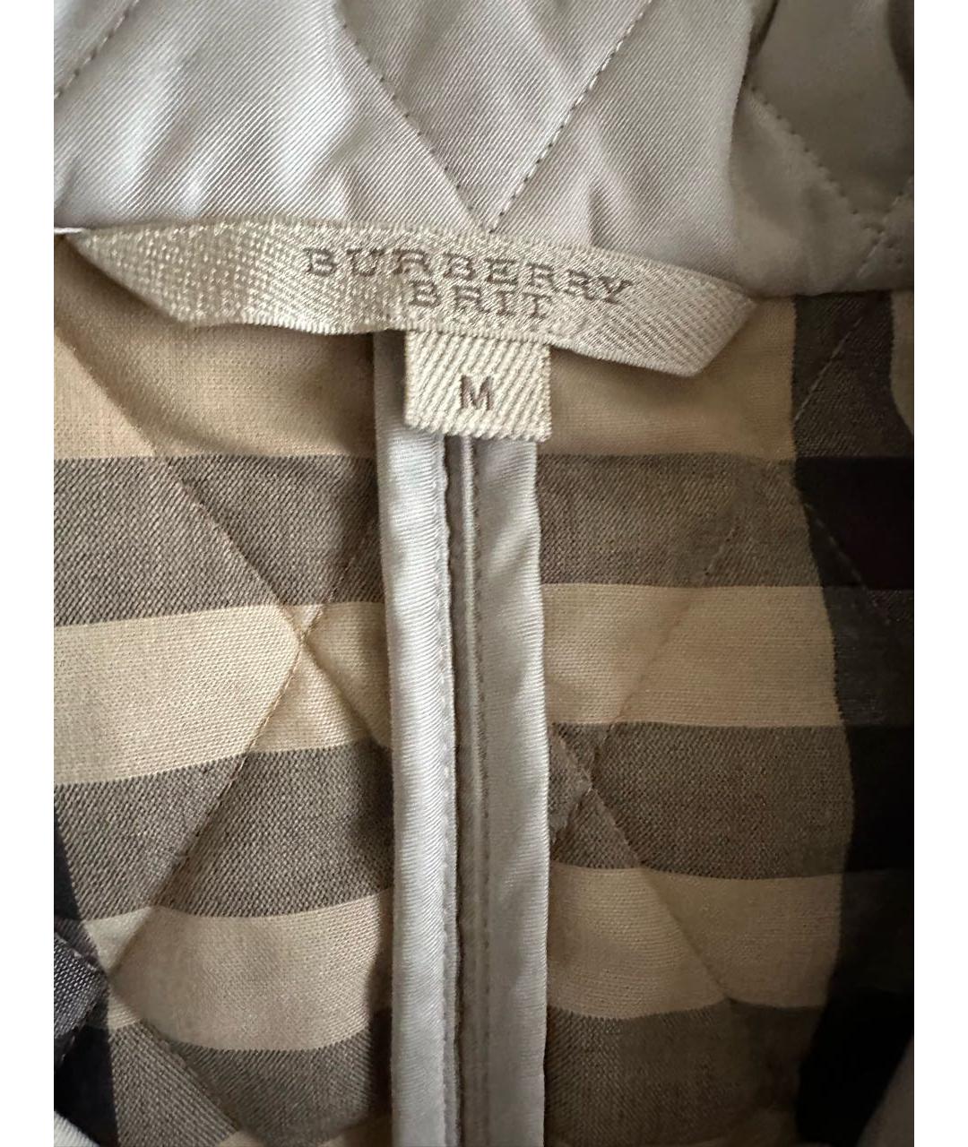 BURBERRY Полиэстеровая куртка, фото 4