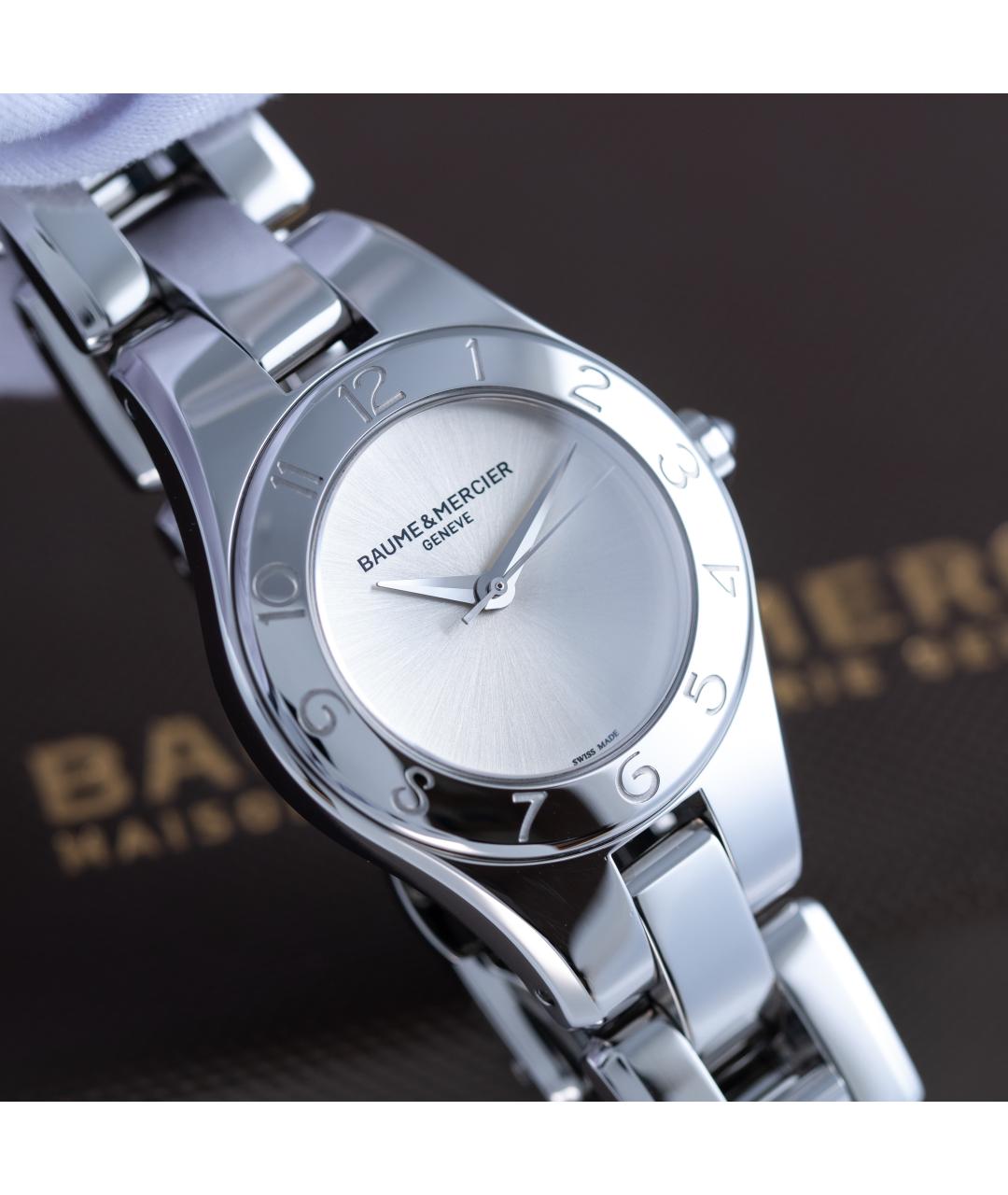 BAUME&MERCIER Серебряные металлические часы, фото 5