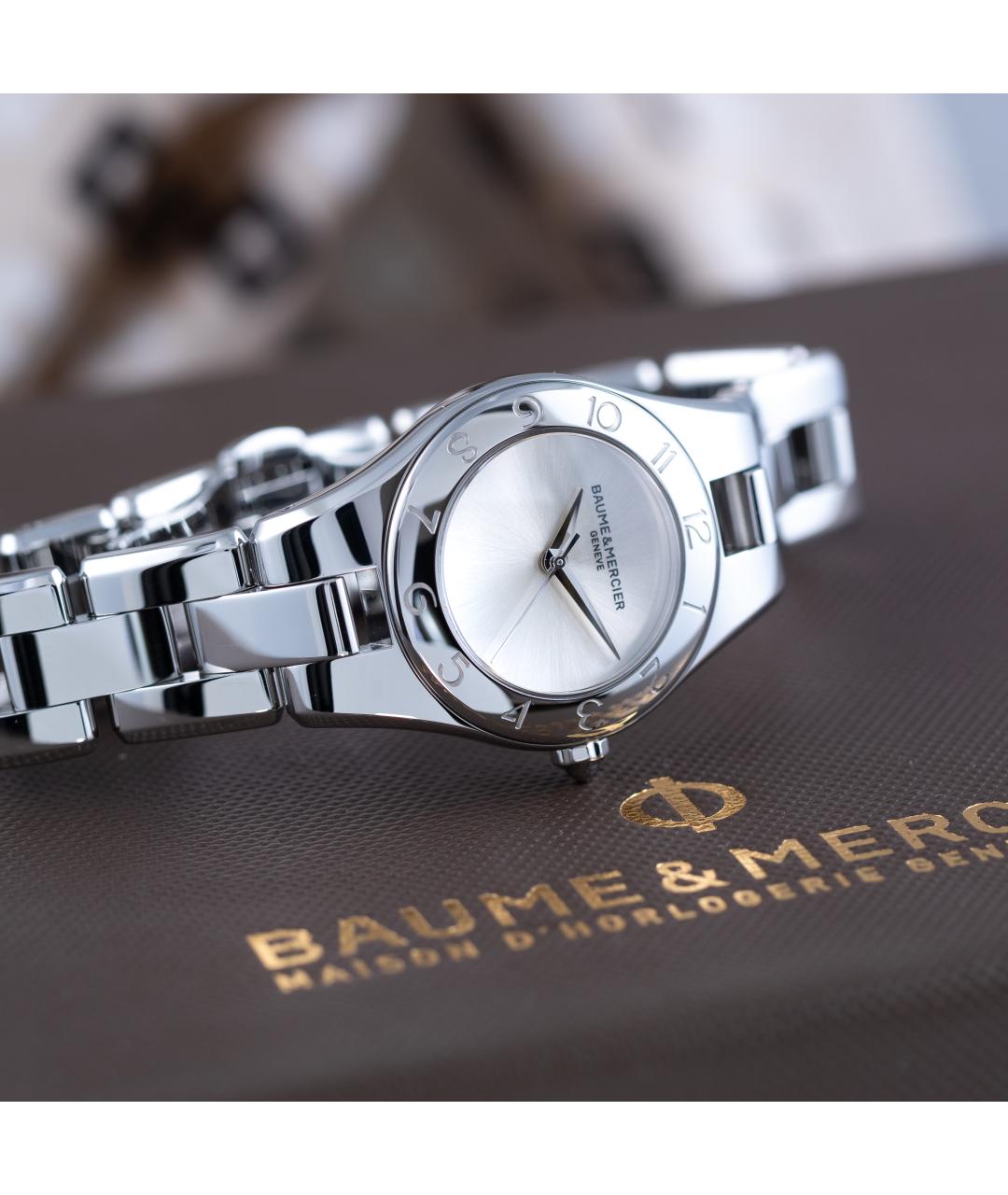 BAUME&MERCIER Серебряные металлические часы, фото 4