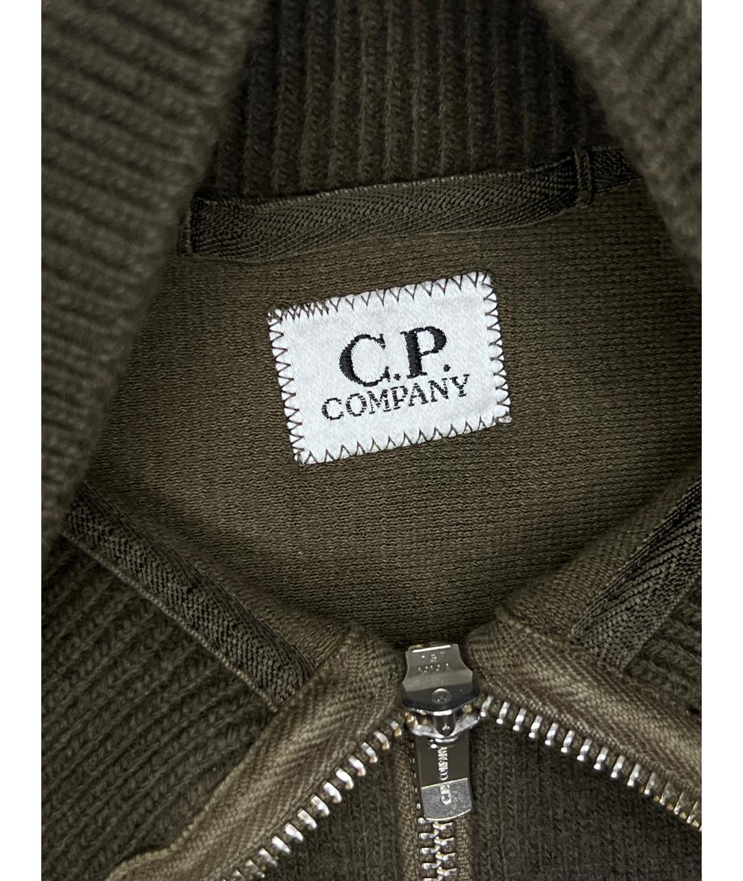 CP COMPANY Хаки шерстяной жилет, фото 3