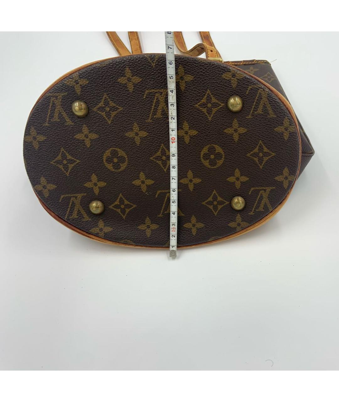 LOUIS VUITTON Коричневая сумка с короткими ручками, фото 7