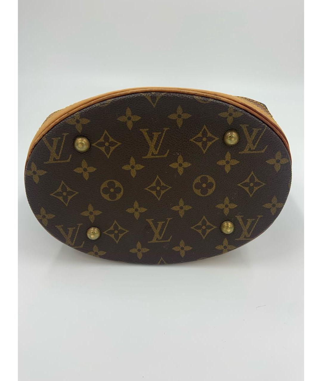 LOUIS VUITTON Коричневая сумка с короткими ручками, фото 4