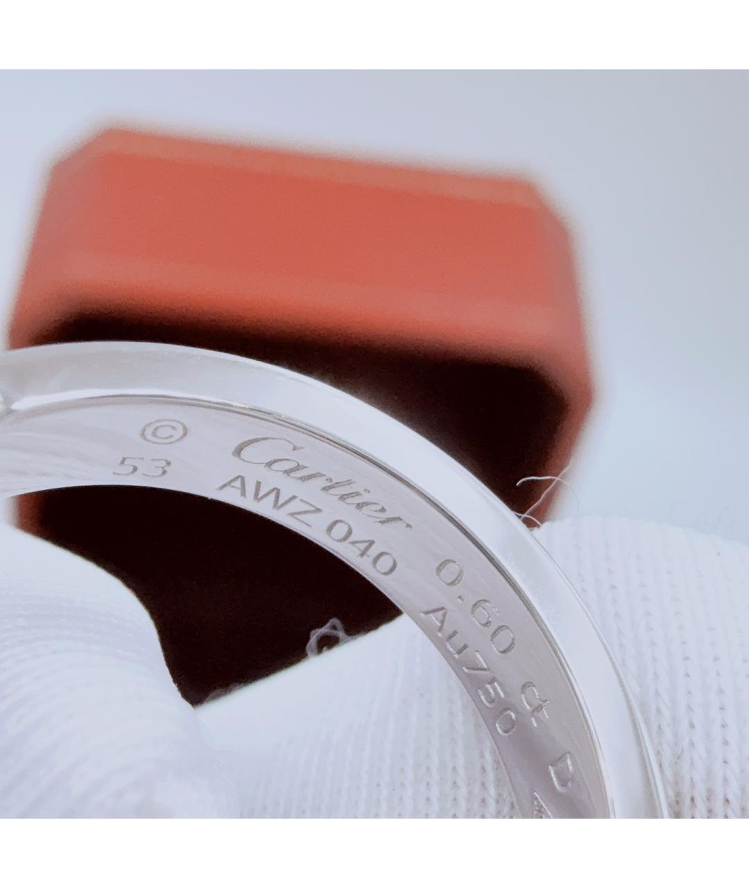 CARTIER Белое кольцо из белого золота, фото 7